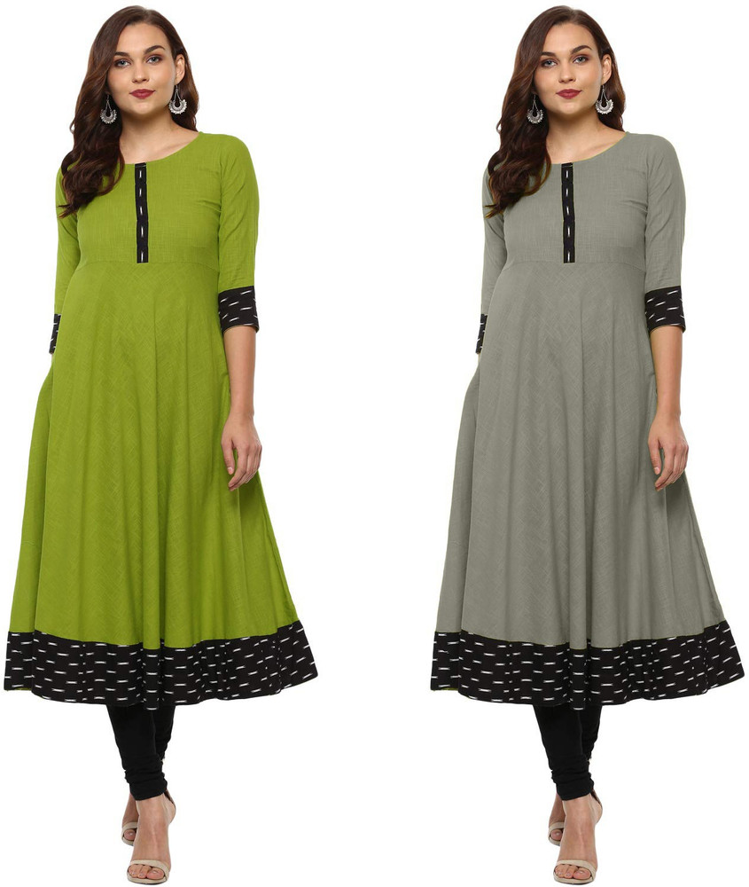 Cotton anarkali kurtis on flipkart clearance