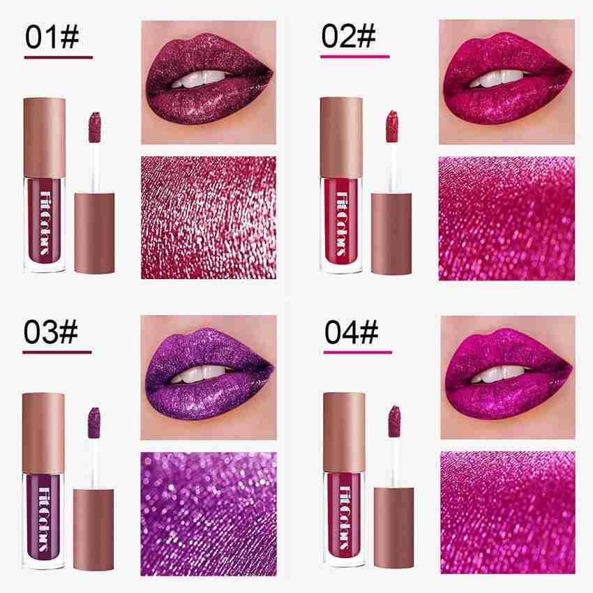 Lulu Glitter Rollerball Lip Gloss Set Each