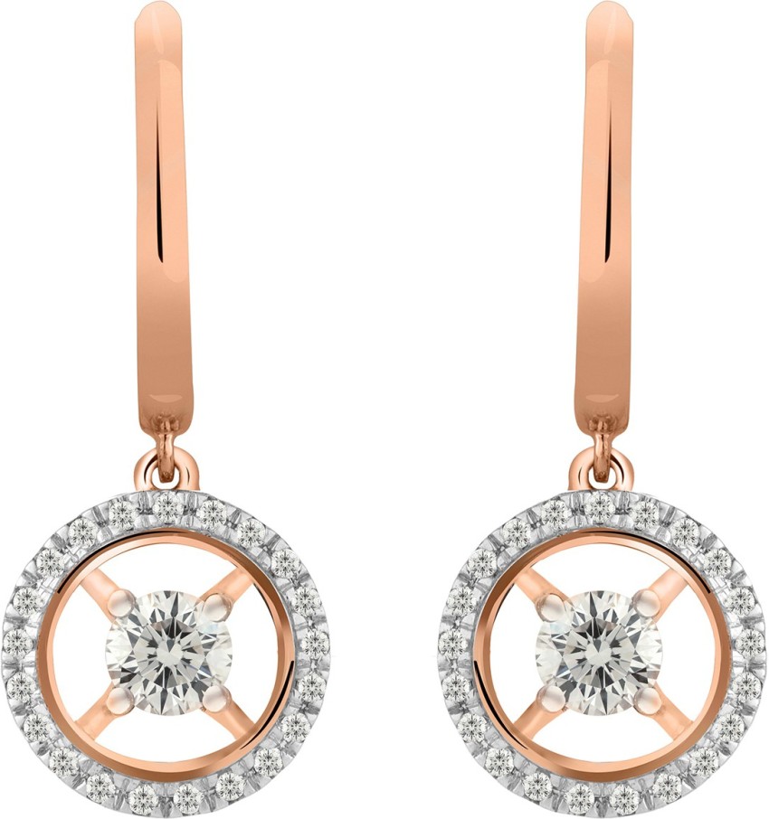 Dazzling Eternity Diamond Clip On Earring  Waman Hari Pethe Jewellers