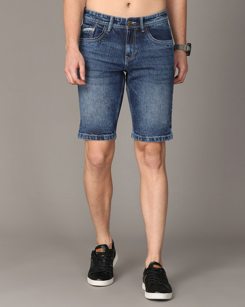 Denim shorts for mens online india sale
