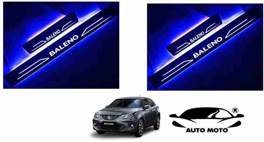 Illuminated door sales sill guard baleno