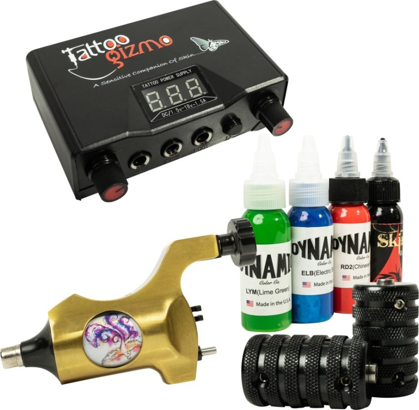 Buy Dragonhawk Pen Rotary Tattoo Machine  Cartridge Needles Power Supply  Kit 10137 Online at Low Prices in India  Amazonin