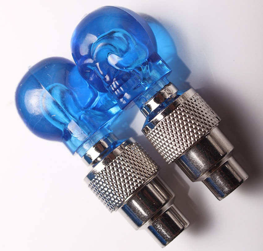 GADGET DEALS Cycle Skull Ghost Valve Light 1 Pair Wheel Valve