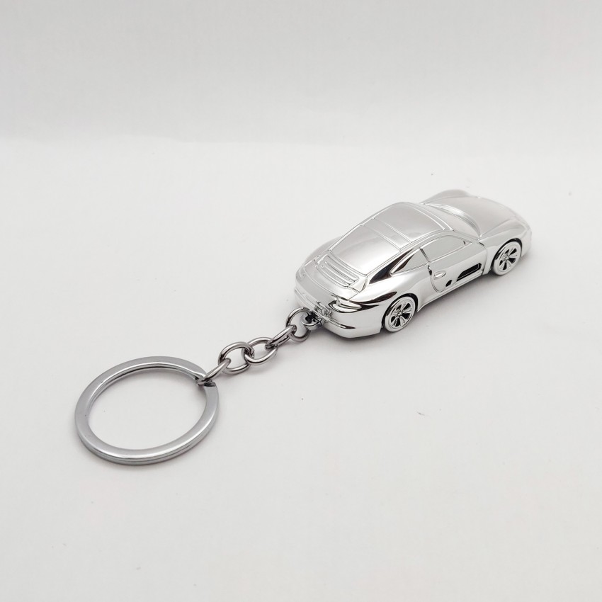 Car shape rechargeable lighter with keychain