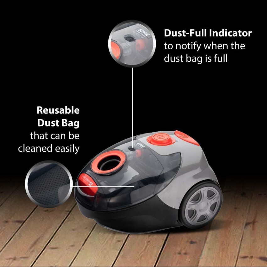 Reusable dust bag hot sale vacuum cleaner