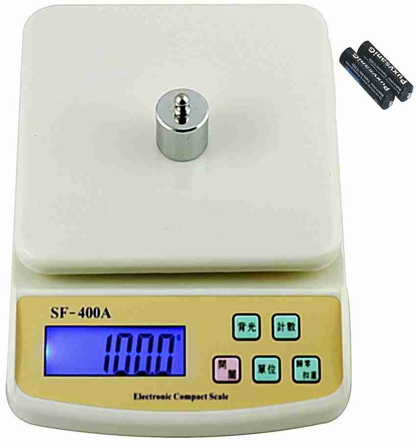 CHHOKRA Electronic Digital Weight Scale (1Gram-10 Kg) LCD Display Kitchen Weight  Scale Machine Measure for measuring, fruits, shop, Food, Vegetable, vajan,  offer, kata, weight machine Weighing Scale for grocery, kata, taraju, shop