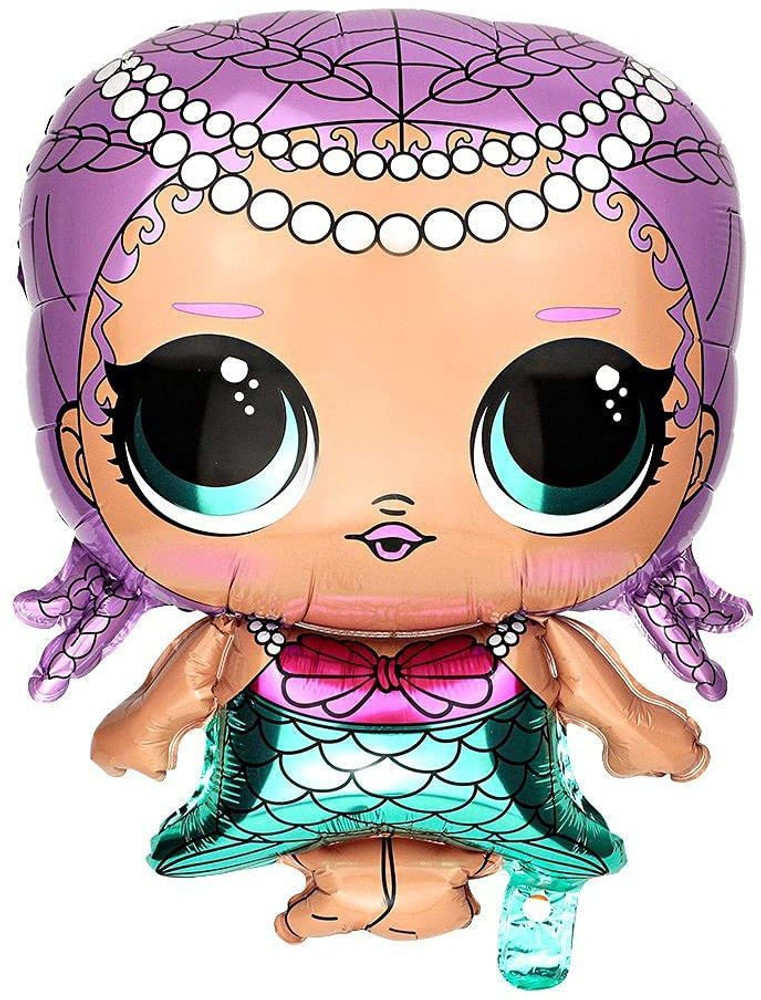 Merbaby lol shop doll costume