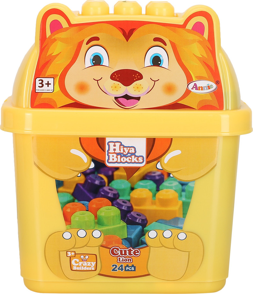 Toykart Hiya Building Block Set for Kids with Storage Box Block