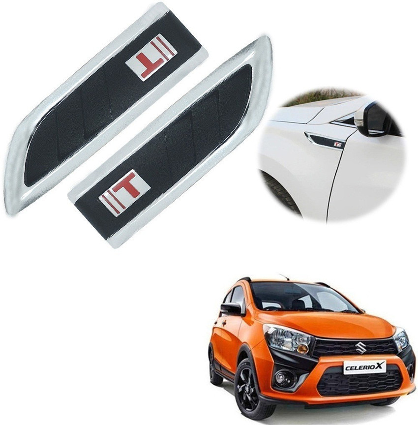 Znee Smart ZS VV93 Car Side Decorative Air Flow Vent Chrome Plated