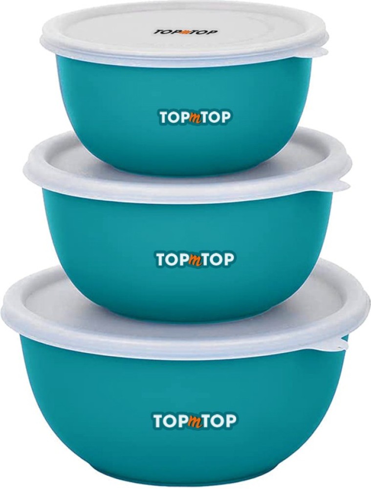 Topmtop Stainless Steel Serving Bowl Microwave Safe bowls set