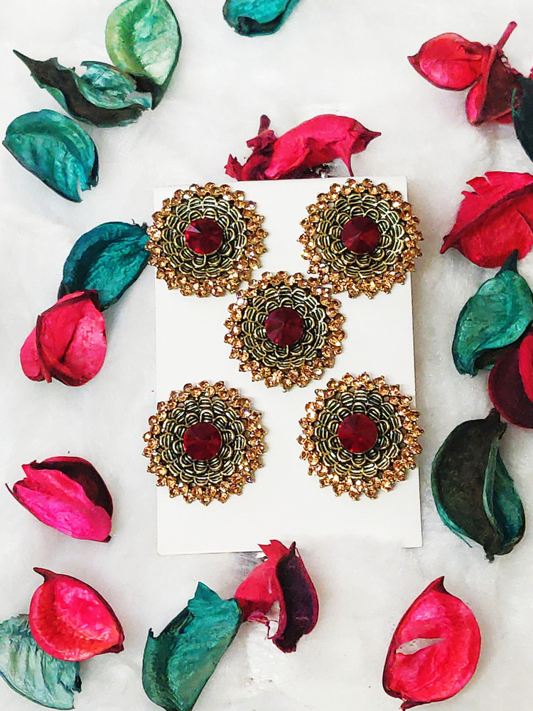 Fancy metal buttons deals