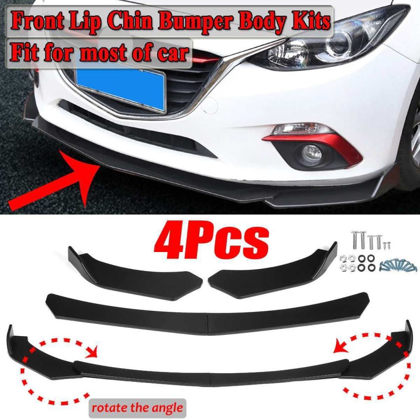 Universal front bumper lip kit for all cars