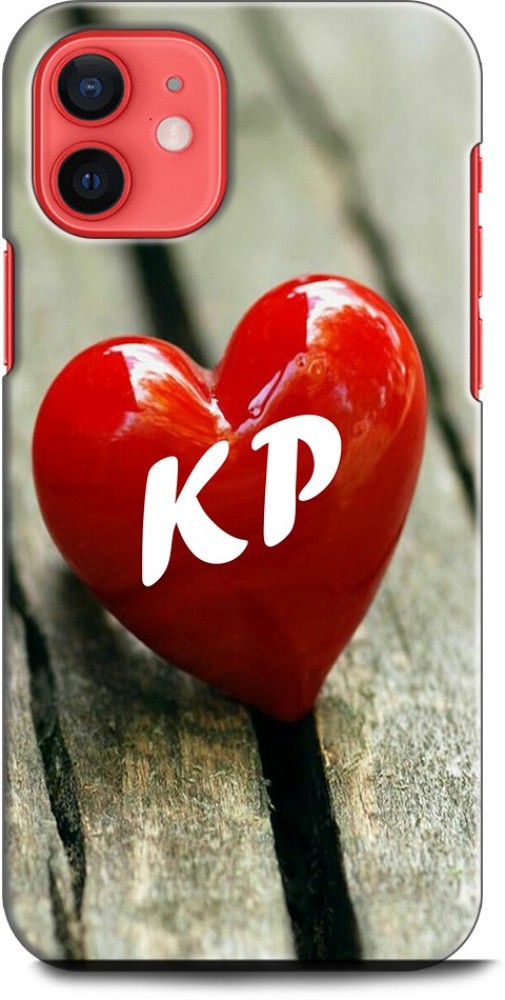 Alphabet K And P In Heart