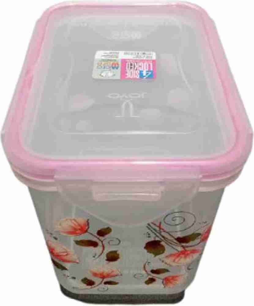 Plain Plastic Lunch Box Loknath Brand (Set of 6) With 200ml Box