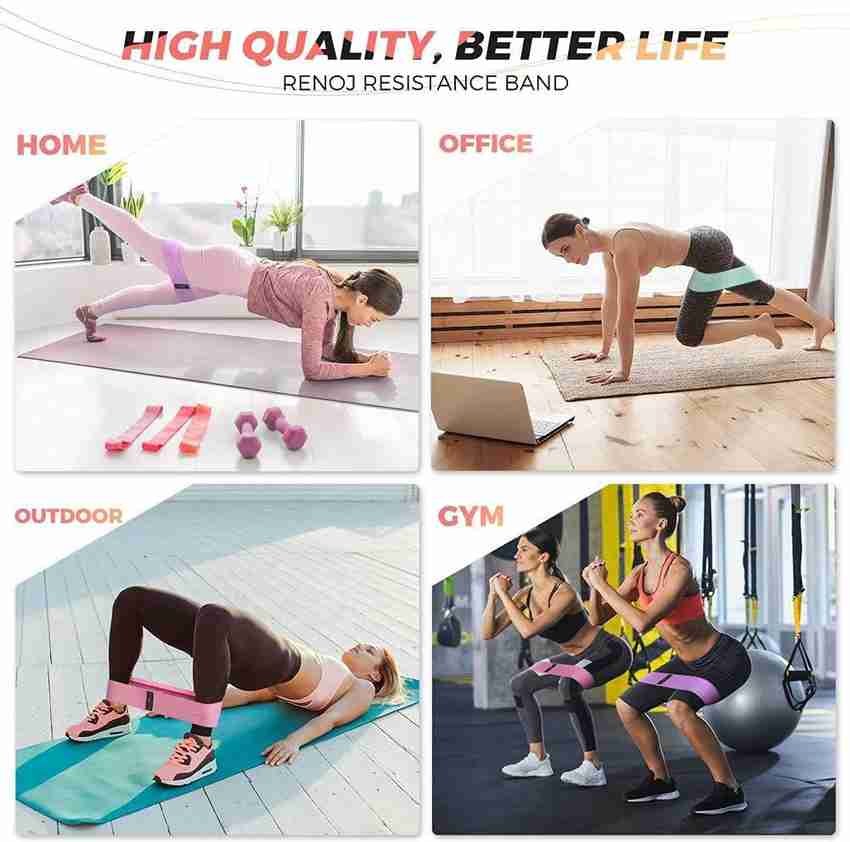 Resistance band hip workout deals