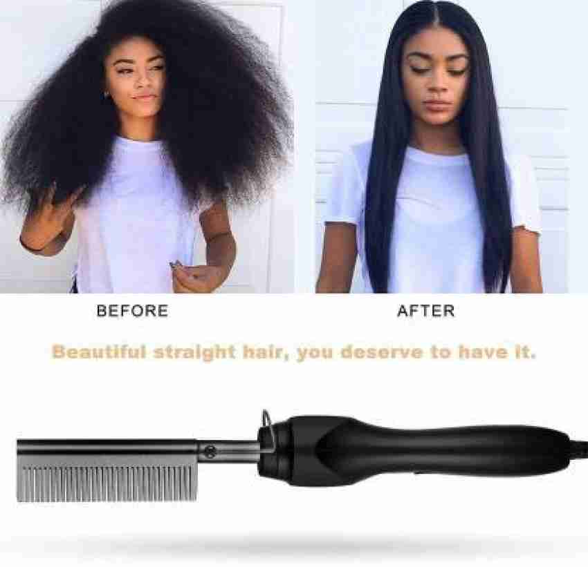 Straightening comb clearance for natural hair