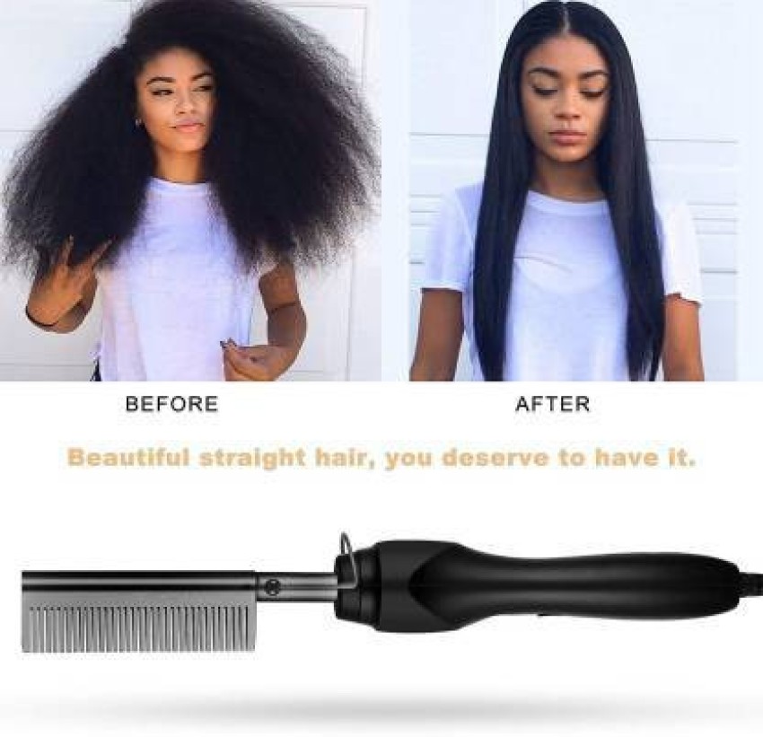 Straightening comb for outlet black hair