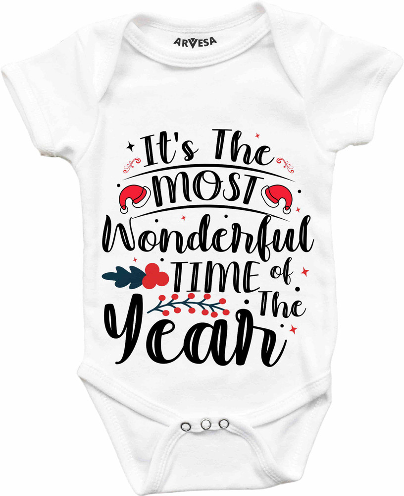 ARVESA Romper For Baby Boys Baby Girls Casual Printed Cotton