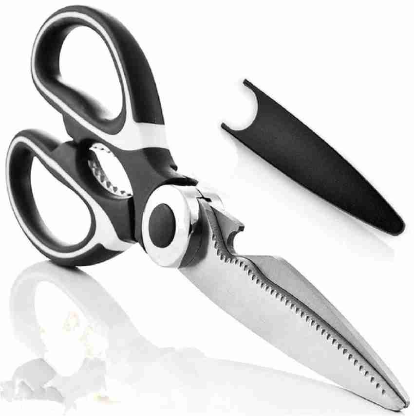 10 in 1 Kitchen Scissors Heavy Duty Multi-function Detachable Kitchen Shears  Stainless Steel Scissor Nutcracker Fruit Knife Bottle Opener