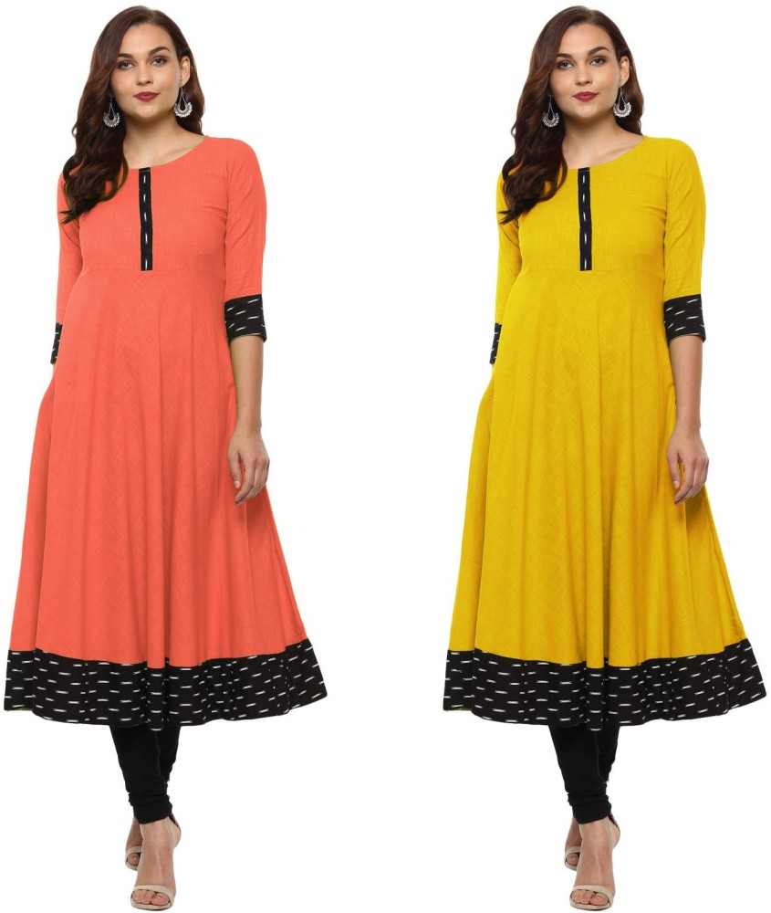 Anarkali cotton clearance kurtis on flipkart