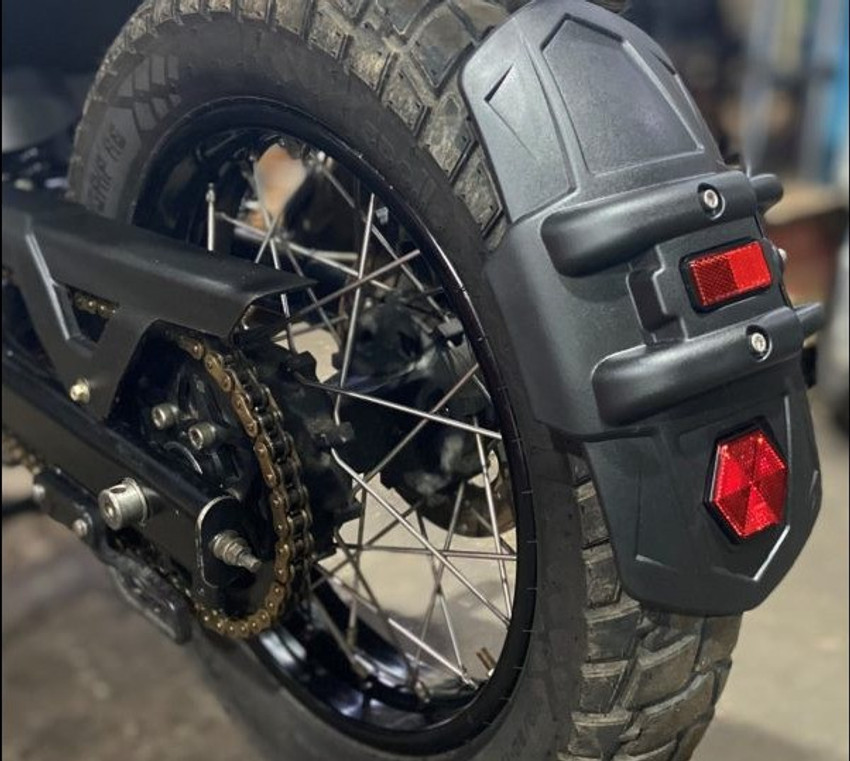 Dvis Rear Mud Guard For Universal For Bike Himalayan 2017 2018