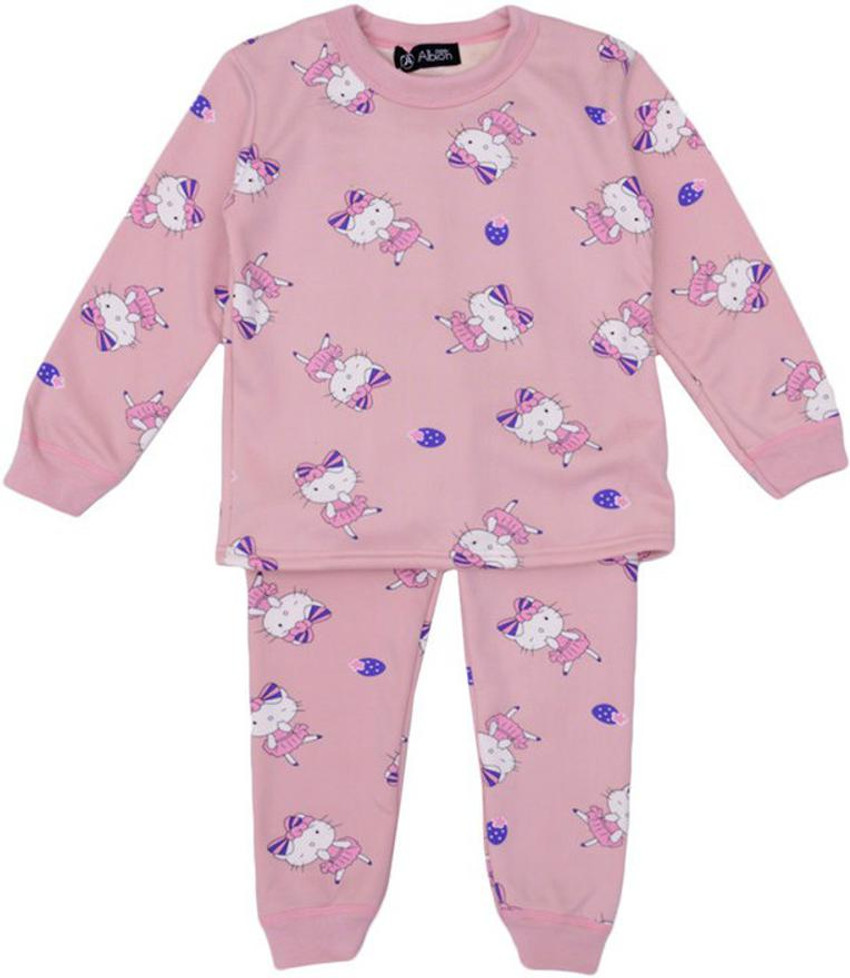 Albion Girls Printed Pink Night Suit Set Price in India Buy