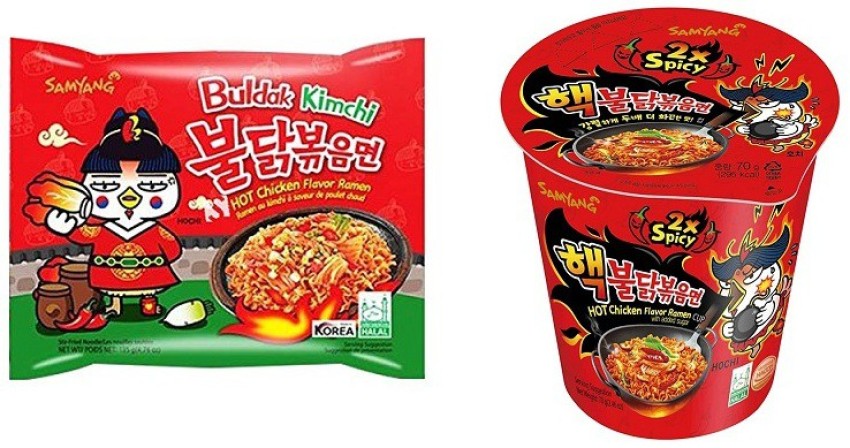 Samyang Hot Chicken Ramen Buldak Kimchi Noodles,135g (Imported)