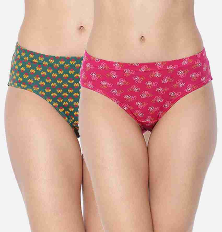 Dollar Missy Women's Cotton Hipster Panties (Pack of 6)  (MMBB-101P-OE-PO6_Multicolour_M)