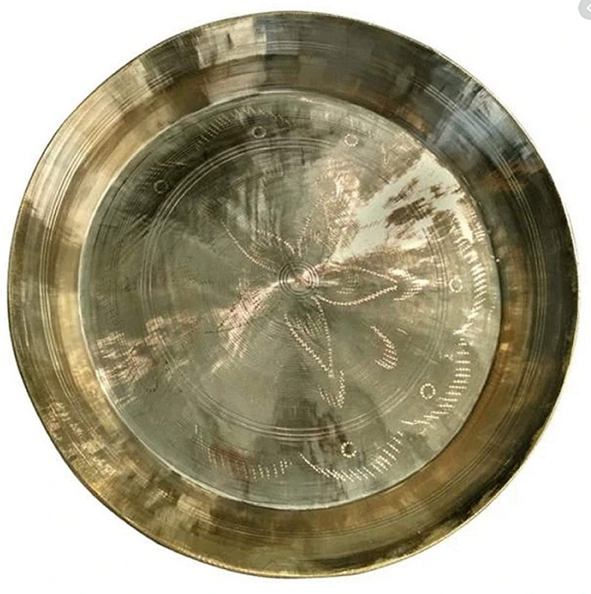 RBHMC BRONZE MASTER Bronze Parat Kansa Thali Plate Handmade