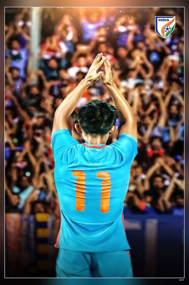 : Sunil Chhetri Poster - Size: 18 x 24: Posters & Prints