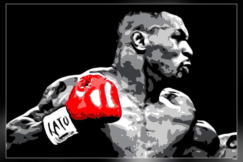 prompthunt: Mike Tyson fighting, anime style, detailed, vivid colors,  cinematic,