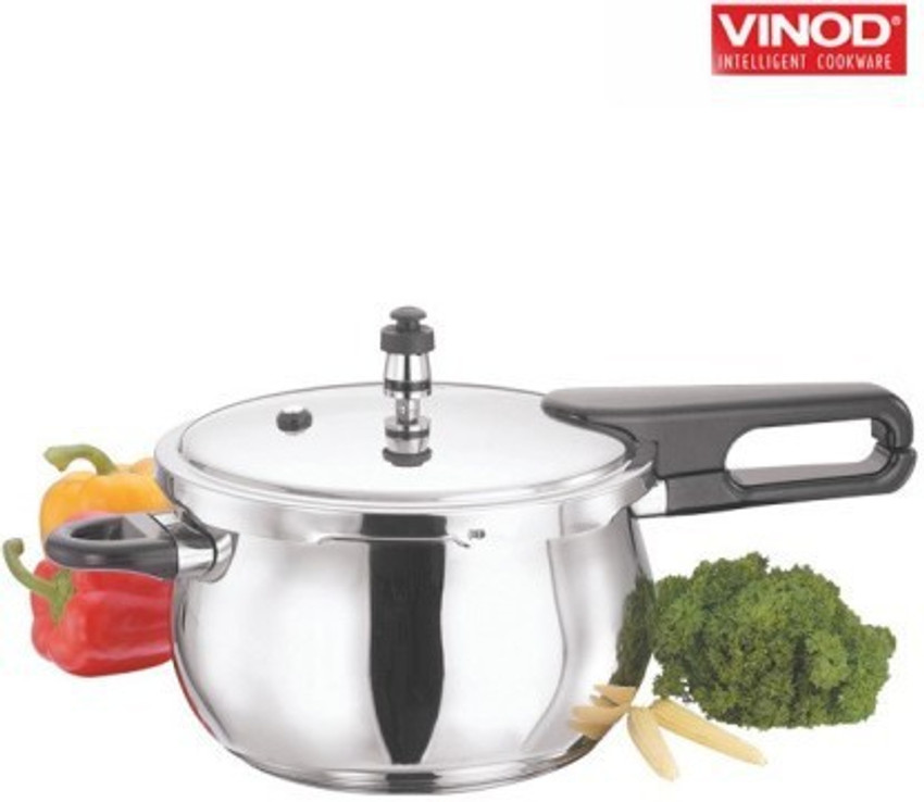 Vinod Cookware 1.5 L Outer Lid Induction Bottom Pressure Cooker Price in India Buy Vinod Cookware 1.5 L Outer Lid Induction Bottom Pressure Cooker online at Flipkart