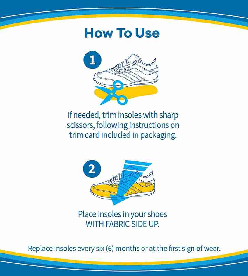 Double air cheap pillo insoles