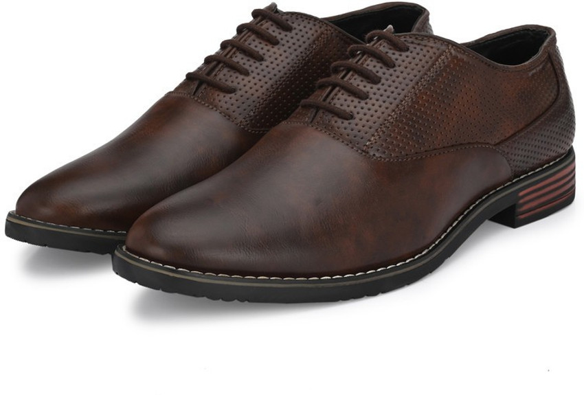 LEO VOGUE NG Series Brown Oxford Formal shoes Party Wear For Men Buy LEO VOGUE NG Series Brown Oxford Formal shoes Party Wear For Men Online at Best Price Shop Online for
