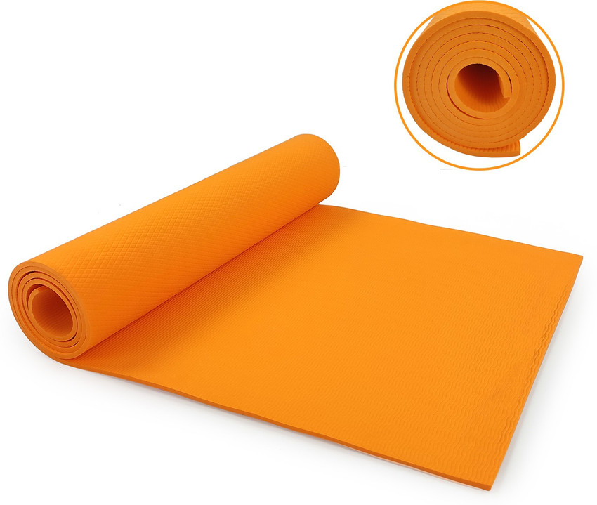 DecorSecrets Anti Skid Yoga Mat for Men Women Exercise for Gym Home Workout Fitness Orange 6 mm Yoga Mat Buy DecorSecrets Anti Skid Yoga Mat for Men Women Exercise for Gym Home Workout