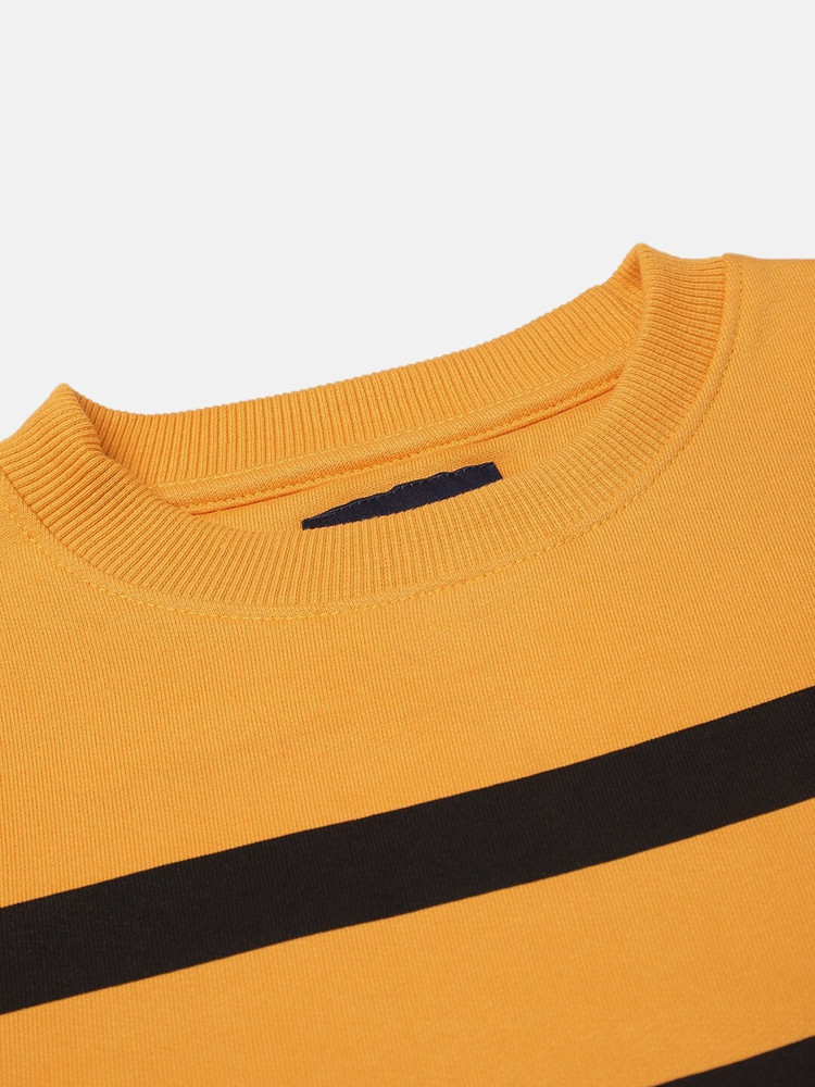 H and m striped sweatshirt top