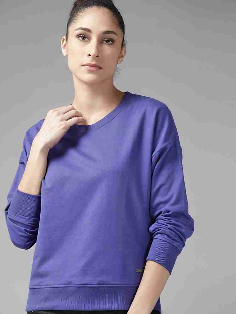 Roadster Full Sleeve Solid Women Sweatshirt Buy Roadster Full Sleeve Solid Women Sweatshirt Online at Best Prices in India Flipkart