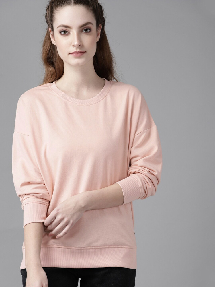 Roadster Full Sleeve Solid Women Sweatshirt Buy Roadster Full Sleeve Solid Women Sweatshirt Online at Best Prices in India Flipkart