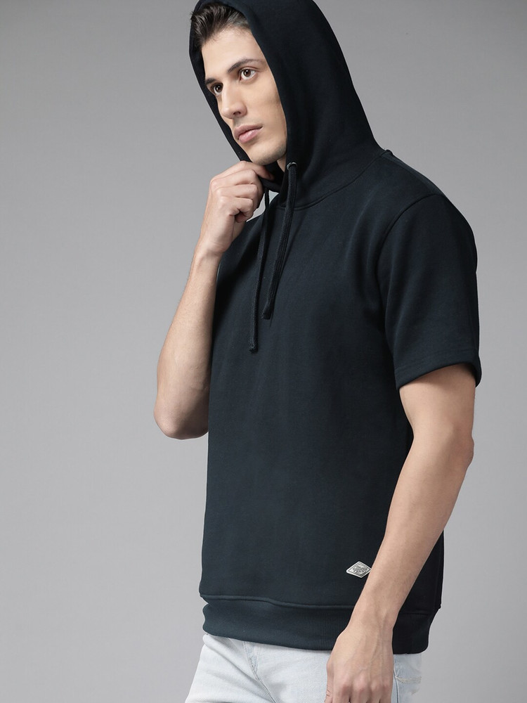 Roadster Short Sleeve Solid Men Sweatshirt Buy Roadster Short