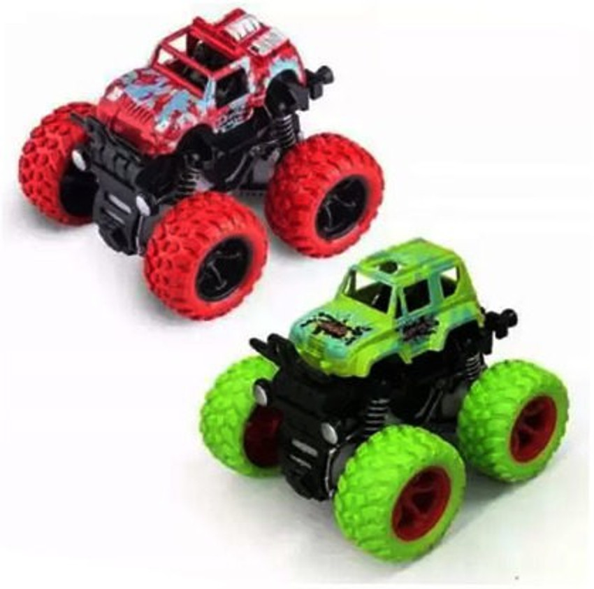 Dilurban Best Toy Cars for Kids Pack of 2 Monster Trucks Push
