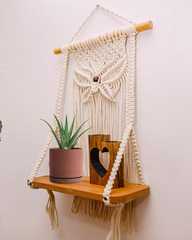 RAKANO MACARME WALL HANGING rod with bord Price in India Buy RAKANO MACARME WALL HANGING rod with bord online at Flipkart