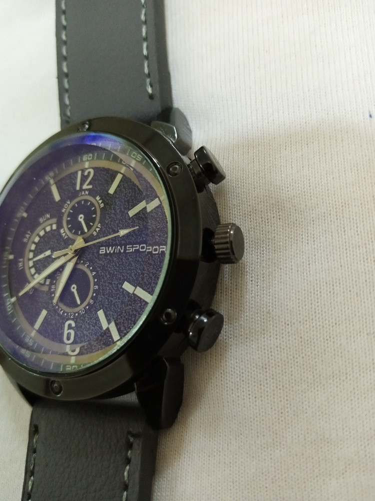 Awin sport watch stainless steel back outlet