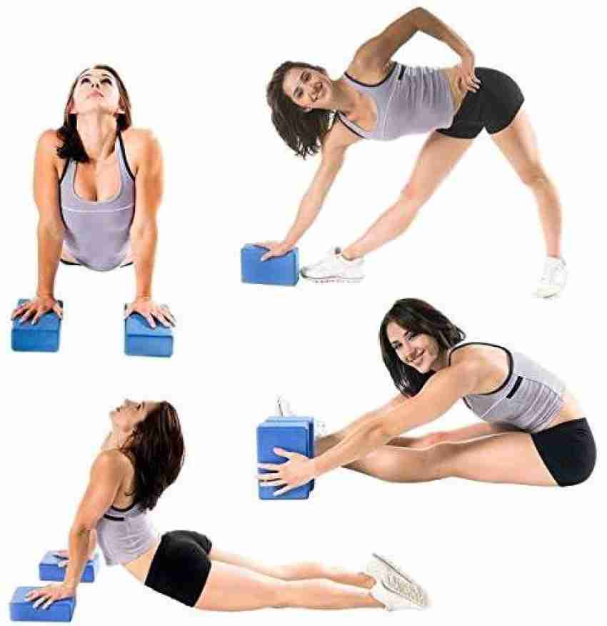 Boldfit Yoga Blocks High Density Foam Yoga Brick for Stretching, Balancing  pose for Yoga, Exercise and Fitness Yoga Block Premium Yoga Accessories for  Women & Men Yoga Equipment Pack of 1 -Blue 