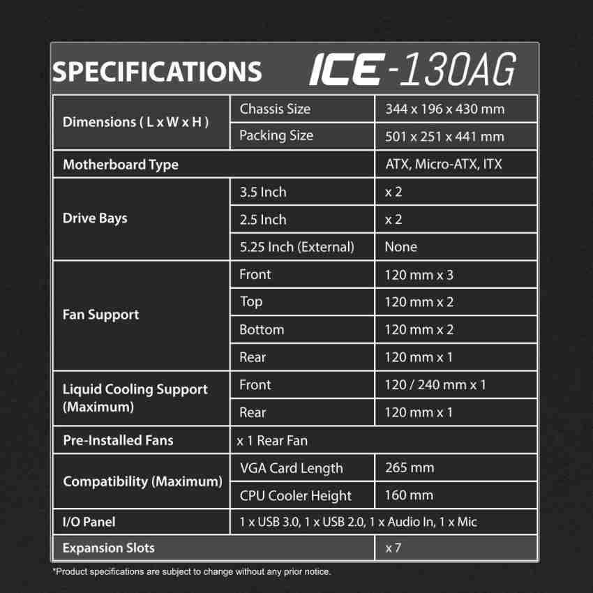 ant esports cabinet ice 130ag