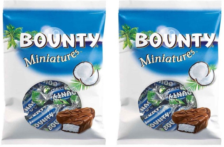BOUNTY Chocolate Miniatures 150g (Pack of 2) Bars Price in India