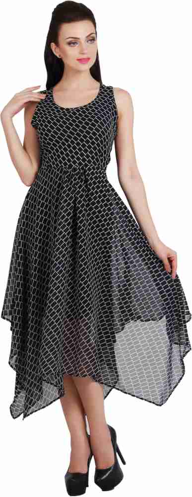 one piece dress knee length flipkart