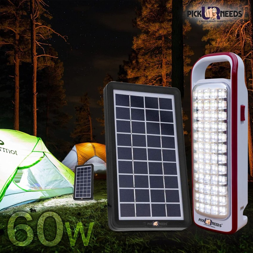 Emergency light with on sale solar panel