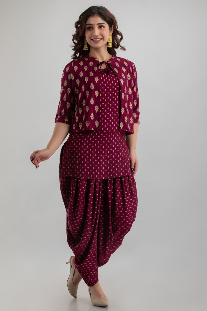 Kurta with jacket for on sale ladies