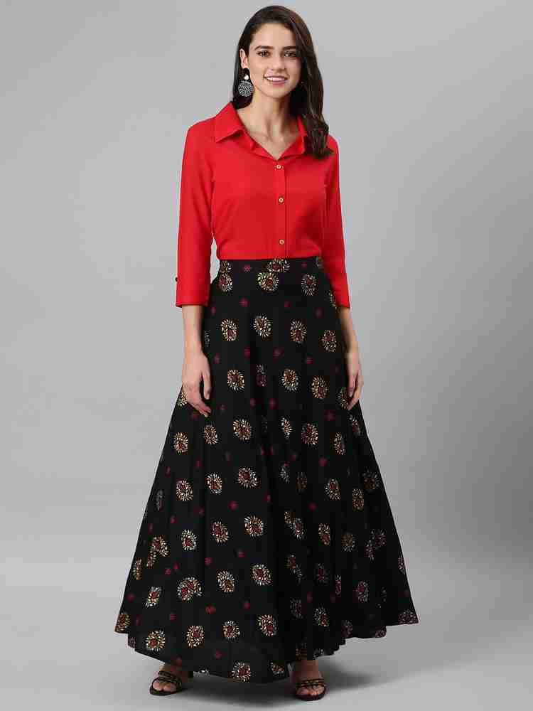 Long skirt with top on cheap flipkart
