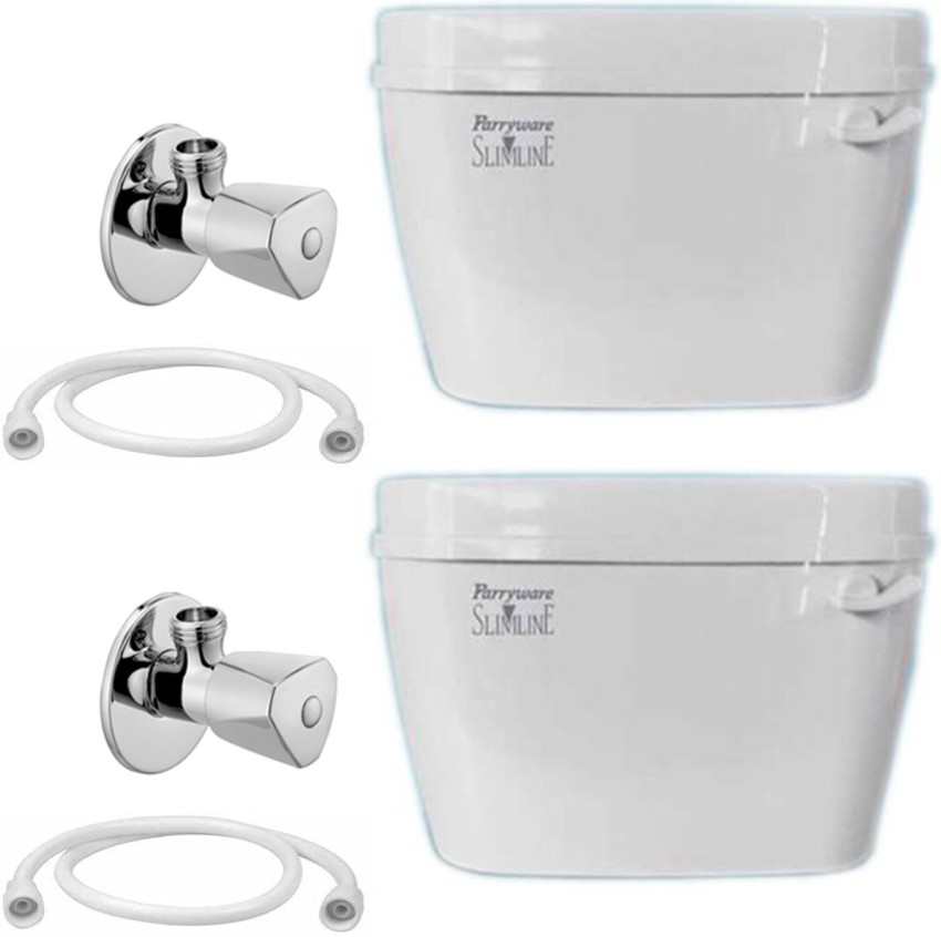 Sparsh Pearl Edge Dual Flushing Cistern Dual Flush Tank set of 1